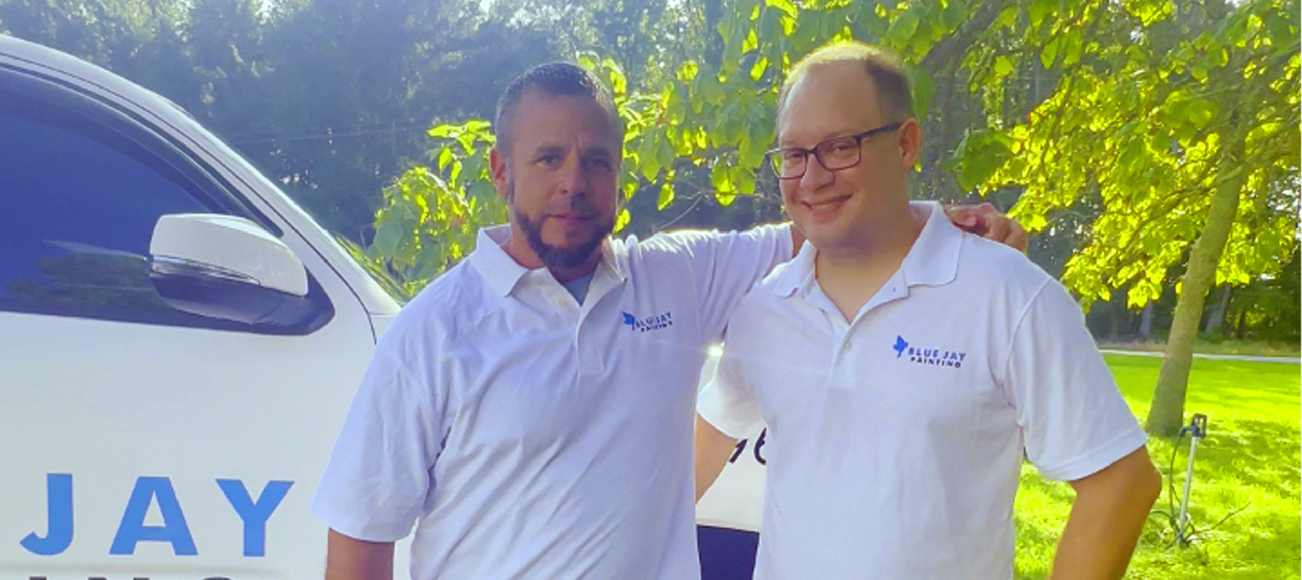Owners Jake and Carsten are owners of Blue Jay Painting Company