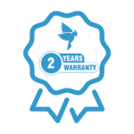 Two Years Warranty badge