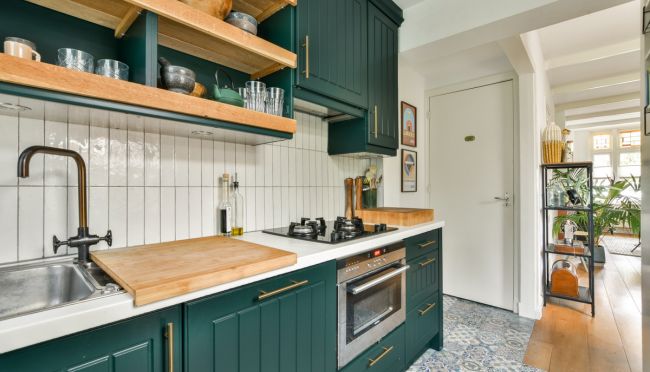 kitchen with new paint