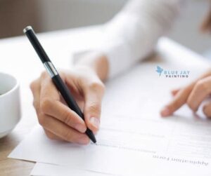 Completed Application Form