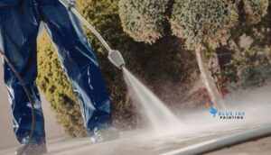 Driveway washing