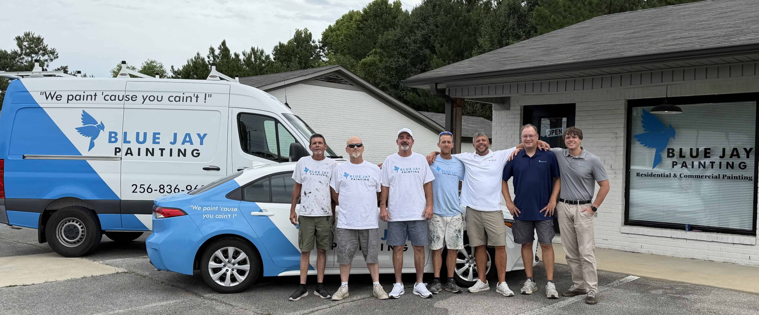 Meet the Blue Jay Painting Team