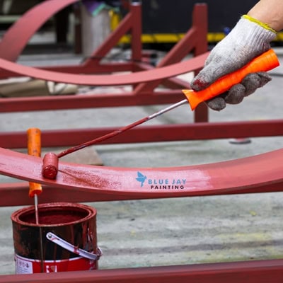 Structural steel painting